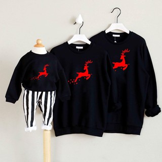 Áo Nỉ Sweater Nam Nữ Đều Mặc Được NOEL GIA ĐÌNH New Hot Big Size Dưới 100kg Cao Cấp - SW01008