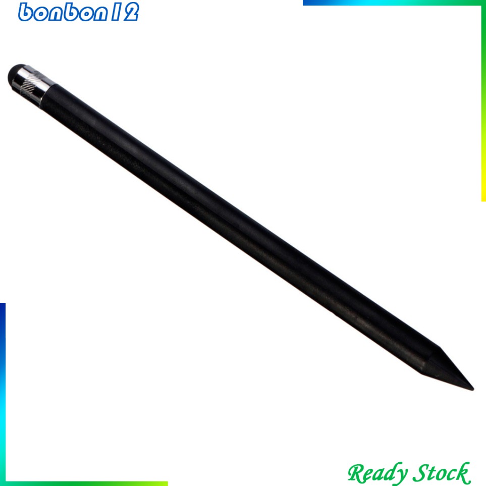 Bút Cảm Ứng 2 Trong 1 Cho Tablet Phone Samsung / Iphone 5 6 7 Tablet Black (Pack Of 2)