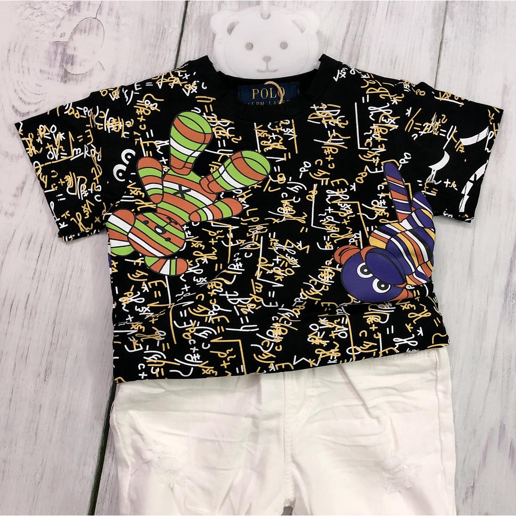 [XẢ HÀNG] Set Bộ Quần Áo Bé Trai - Hoạ Tiết Sắc Nét - Hàng Quảng Châu Cao Cấp