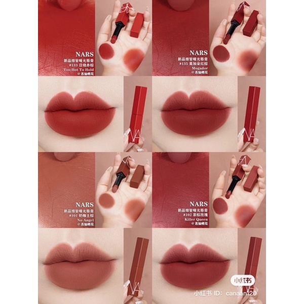 🔥NEW🔥 Son Nars mới - nars powermatte lipstick 101, 102, 133, 135