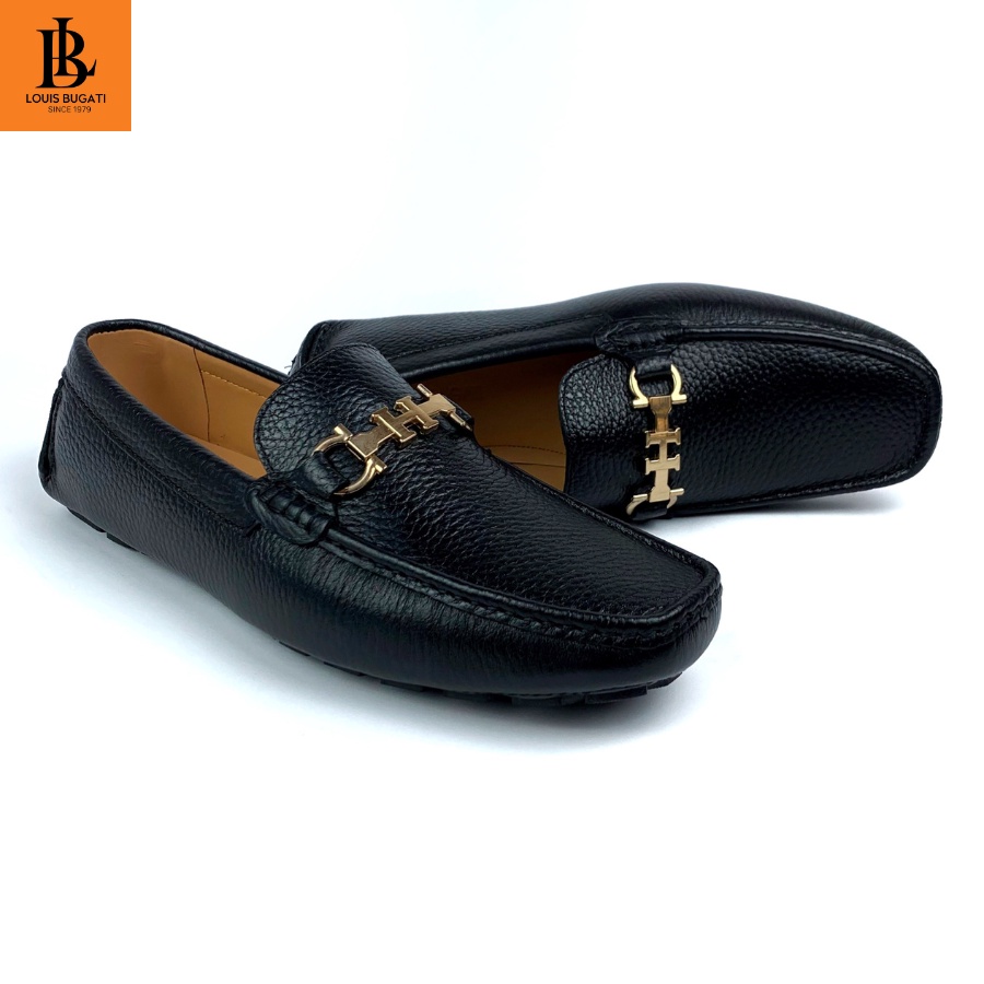 Giày lười nam da bò công sở LOUIS BUGATI LS26