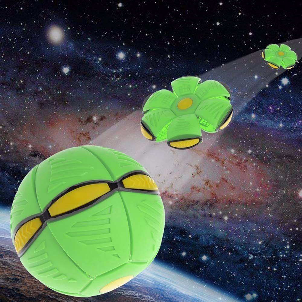 Đồ chơi quả bóng UFO MMULCK phẳng tròn có đèn LED phát sáng giải tỏa căng thẳng hiệu quả