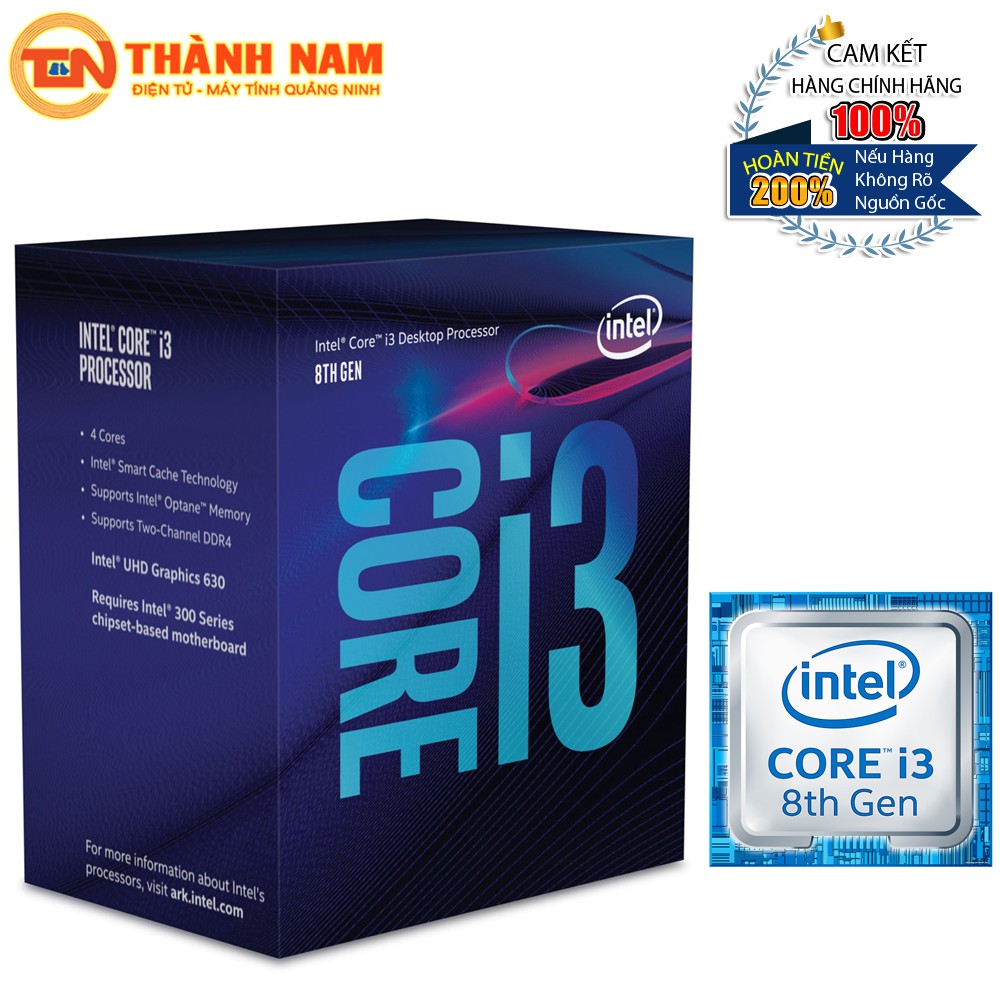 [FREESHIP 99K]_CPU Intel Core I3-8100 (3.6GHz)