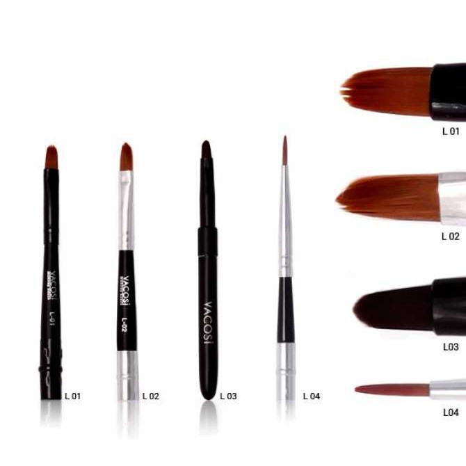 Cọ viền Môi Vacosi Lip Brush L01 và Vacosi L02 Pro