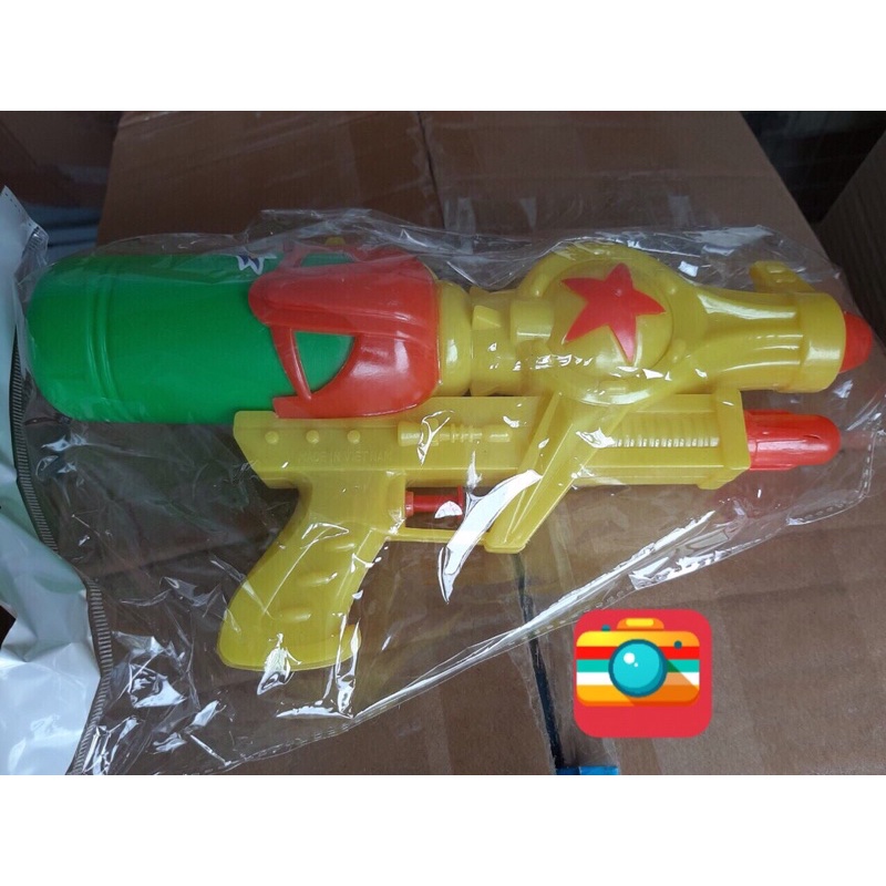 Súng nước áp lực dài 45cm LỚN, bắn xa, máy bắn  nứơc áp lực, súng đồ chơi bắn nước
