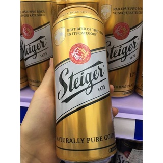 (Xách 8 lon) Bia Tiệp Steiger lon 500ml