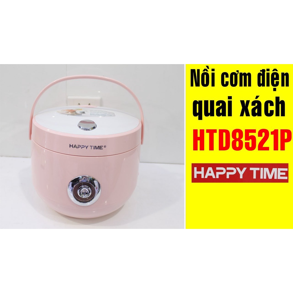 Nồi cơm điện SUNHOUSE HappyTime 1,2-1,8lít 8521 chống dính nấu cơm ngon