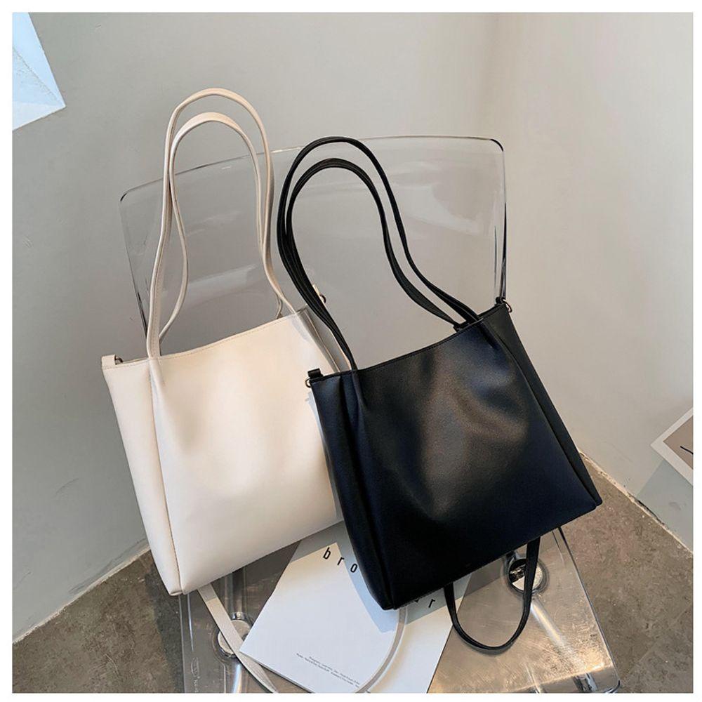 Túi Xách Da PU Cỡ Lớn Phong Cách Retro Thời Trang Cho Nữ