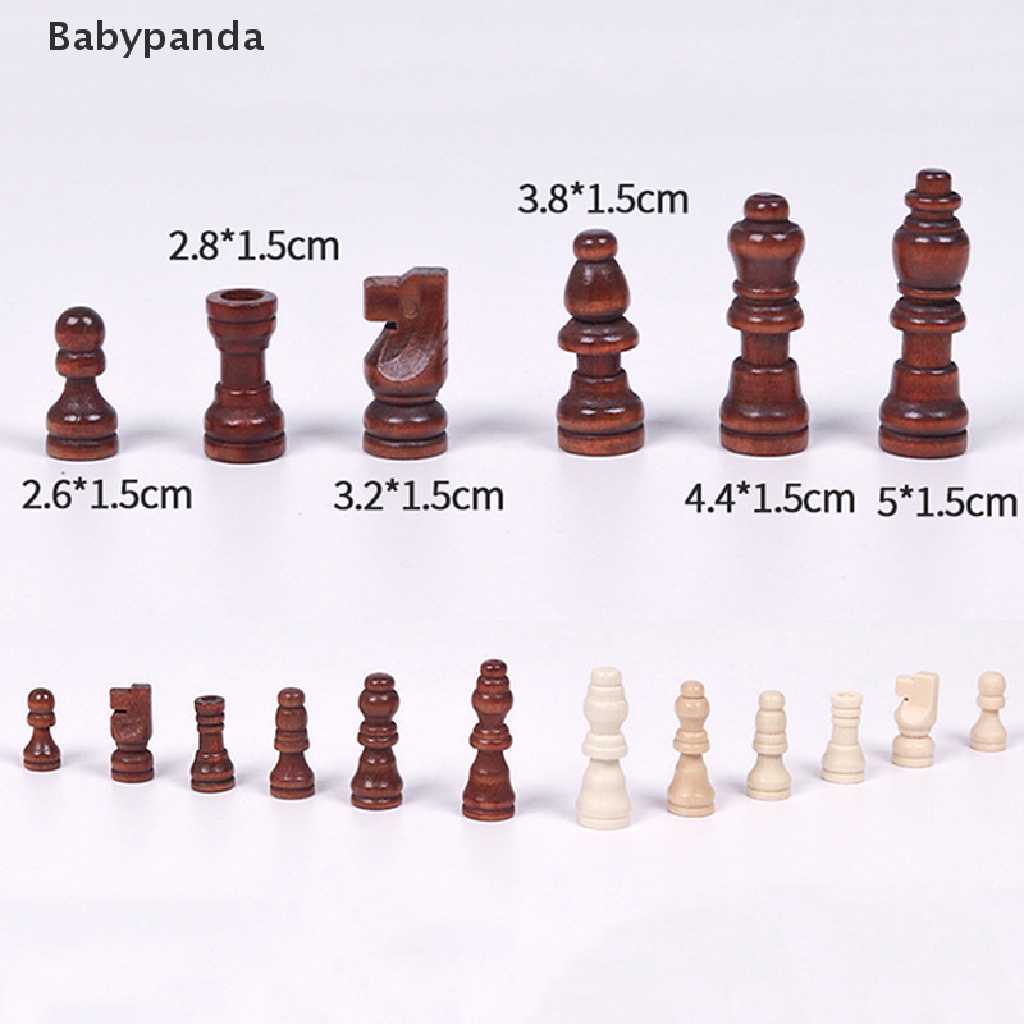 Bộ Cờ Vua Hoàn Chỉnh 32 Quân Cờ Vua Bằng Gỗ