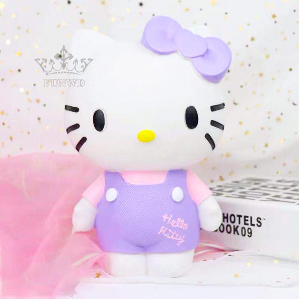 Ống Heo Tiết Kiệm Chống Rơi Hình Hello Kitty Dễ Thương