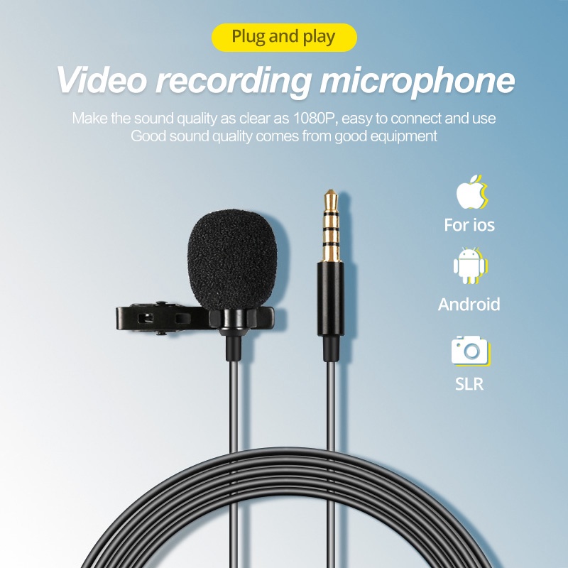 Micro ANKNDO giắc 3.5mm/USB C/Type-C hỗ trợ thu âm cho điện thoại Android Huawei Xiaomi Samsung