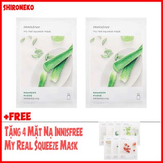 Combo 6 Mặt Nạ Innisfree Nha Đam My Real Squeeze Mask