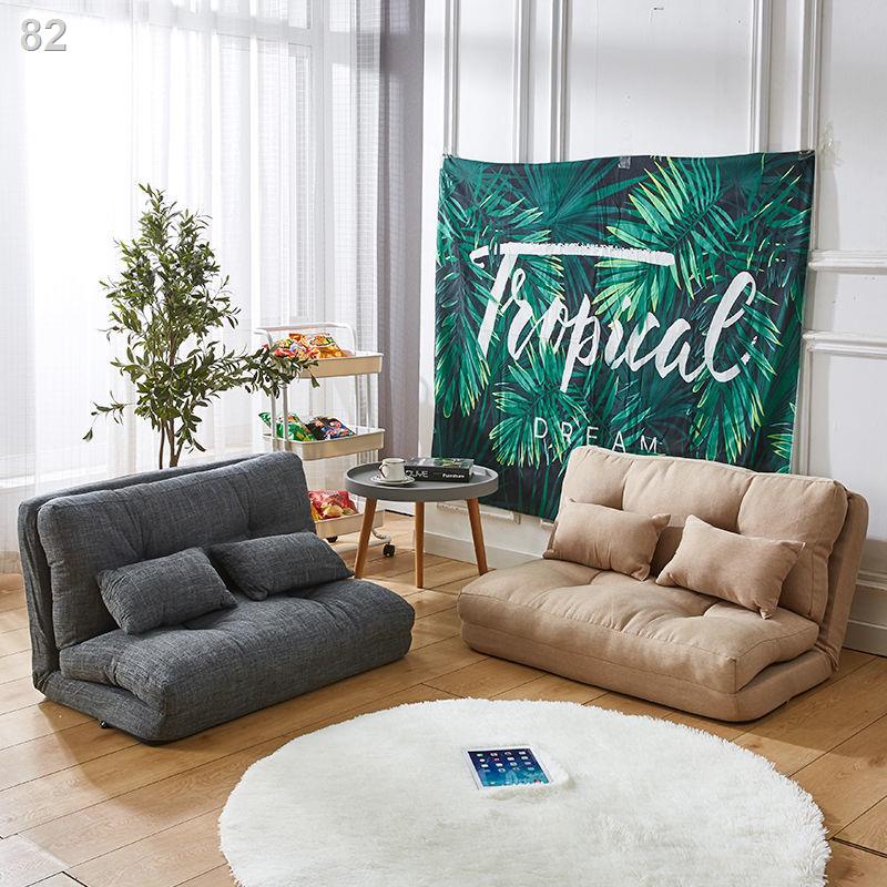 Ghế sofa lười tatami có thể gấp lại đơn đôi căn hộ nhỏ đa chức năng giường thư giãn sau tháo rời giặt được