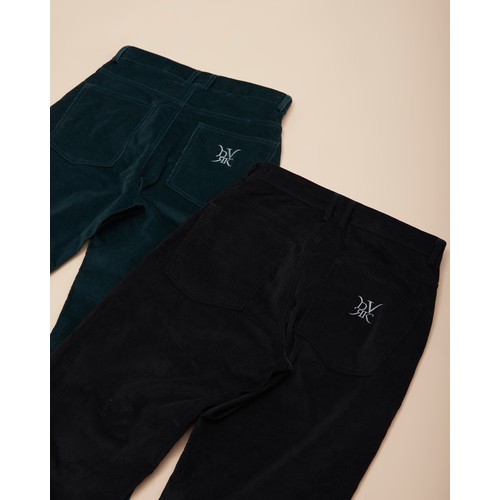 DVRK Quần Dài Nam Nữ Ống Rộng Vải Corduroy Nhung Tăm DVRK21SS