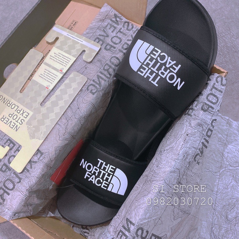 Dép The Northeface Đen Trắng