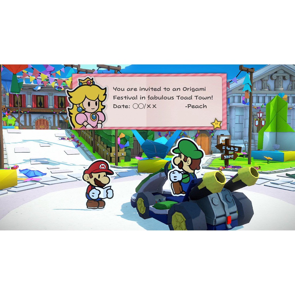 Game Nintendo Switch Paper Mario™ : The Origami King Hệ Us