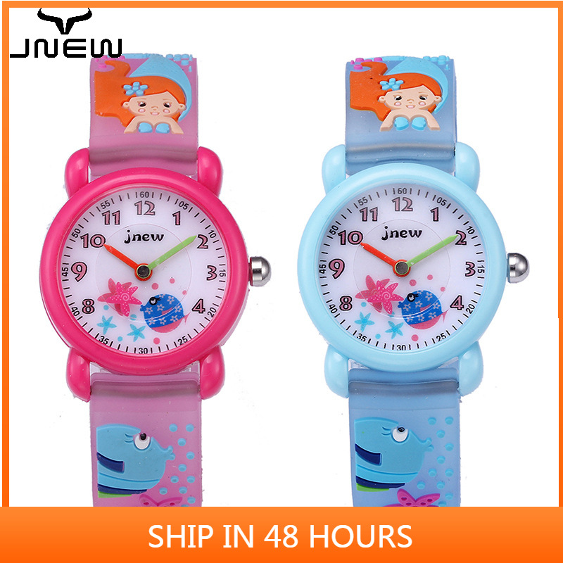 Đồng Hồ Đeo Tay Hoạt Hình Đáng Yêu Cho Bé Gái