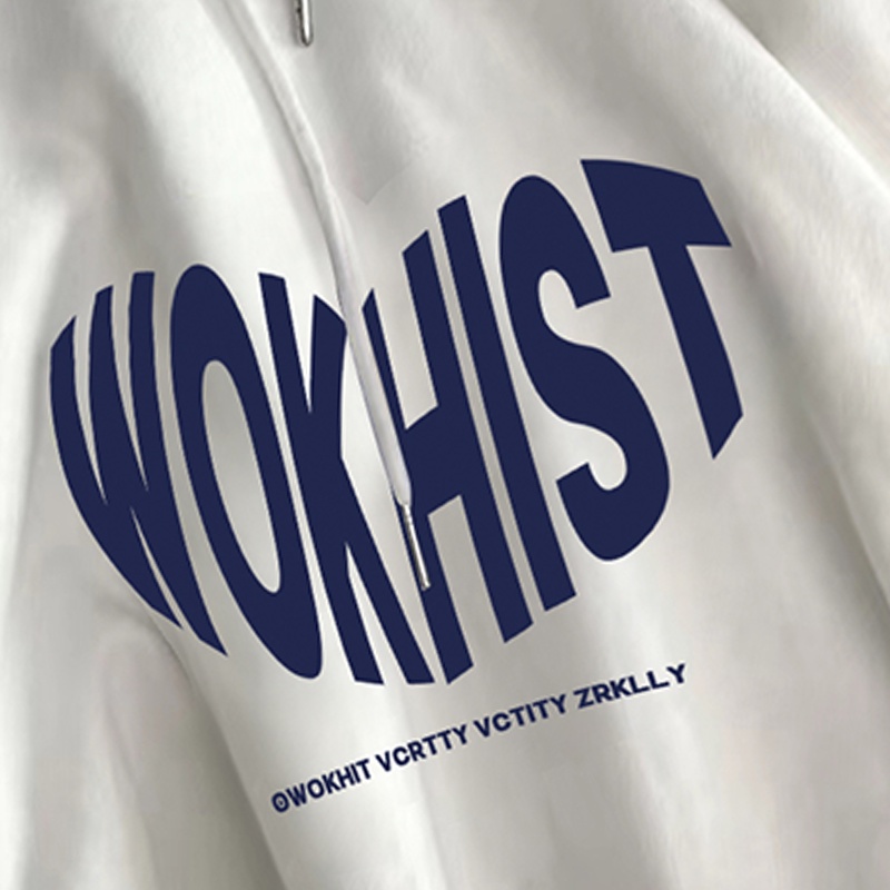 NRVP Áo Khoác Hoodie Tay Dài Dáng Rộng In Họa Tiết Phong Cách Hàn Quốc Dành Cho Nam Nữ