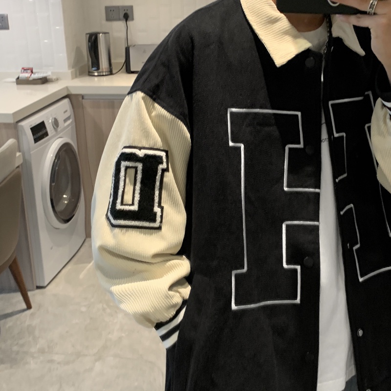 Áo khoác bomber thêu họa tiết phong cách Hàn Quốc trẻ trung dành cho nữ