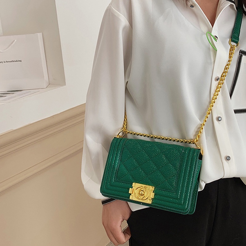 Túi Đeo Chéo Hình Vuông Cỡ Nhỏ Phong Cách Pháp Thời Trang Cho Nữ