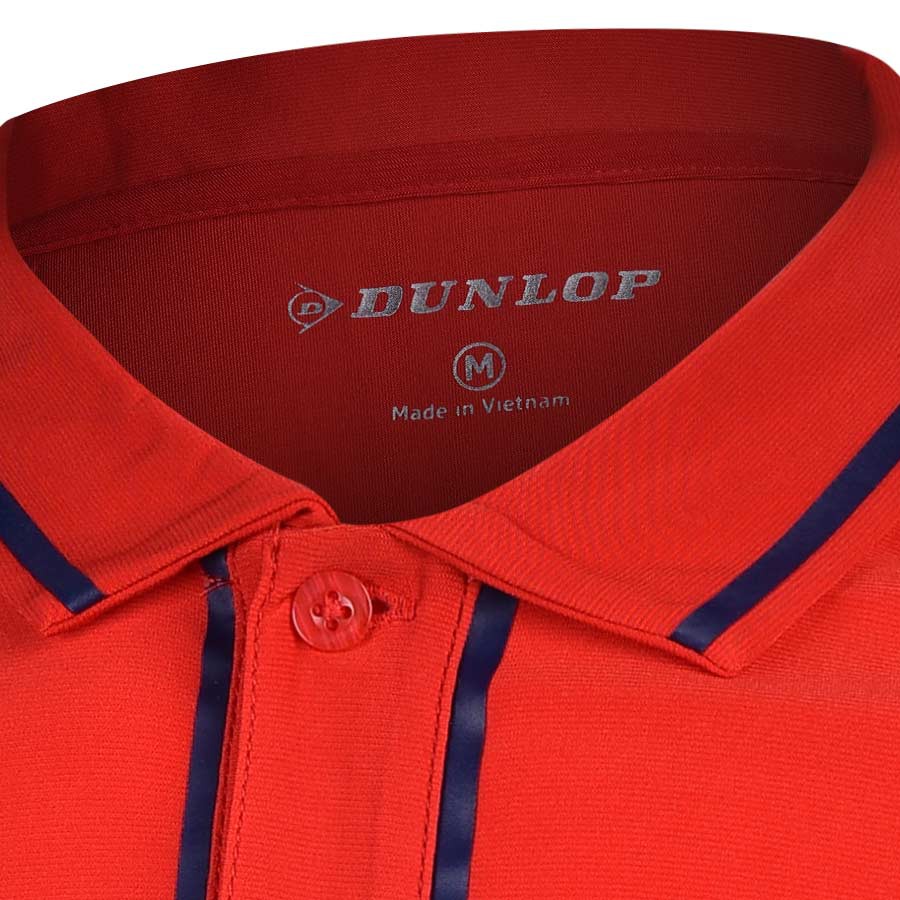 Áo Tennis nam Dunlop - DATES9099-1C-RD  Hàng chính hãng Thương hiệu từ Anh Quốc