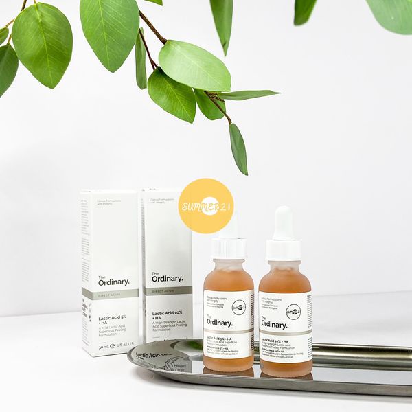 Tinh Chất Tẩy Da Chết Hoá Học The Ordinary Lactic Acid  hoặc  + HA 30ml