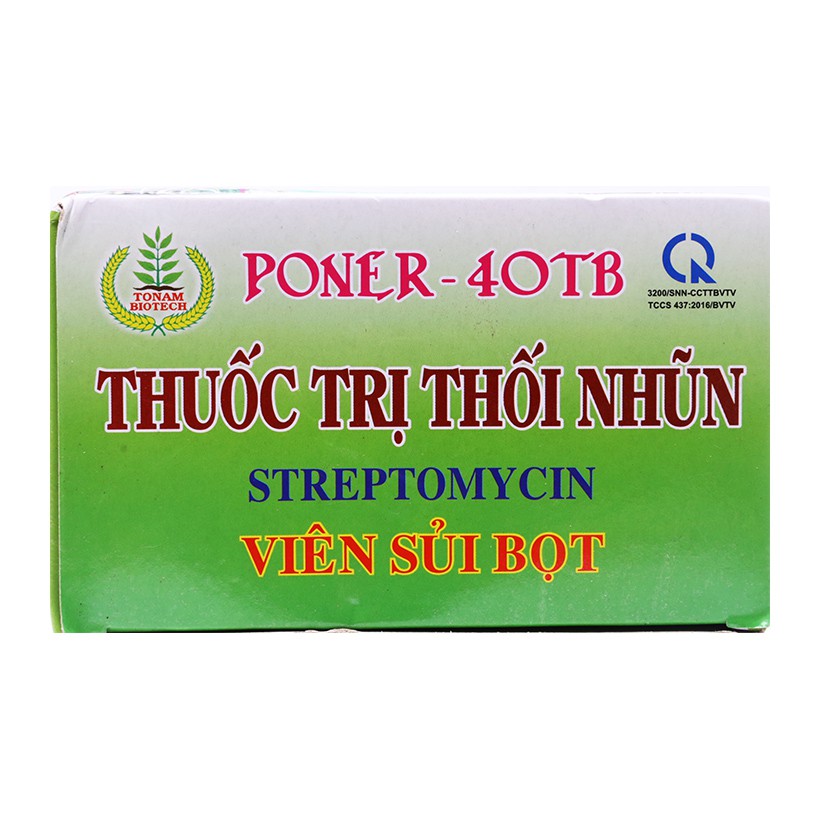 Viên sủi trị thối nhũn Poner cho hoa lan