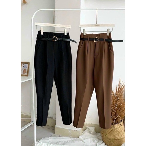 BIGSIZE Quần baggy tây kèm thắt lưng 50-90kg