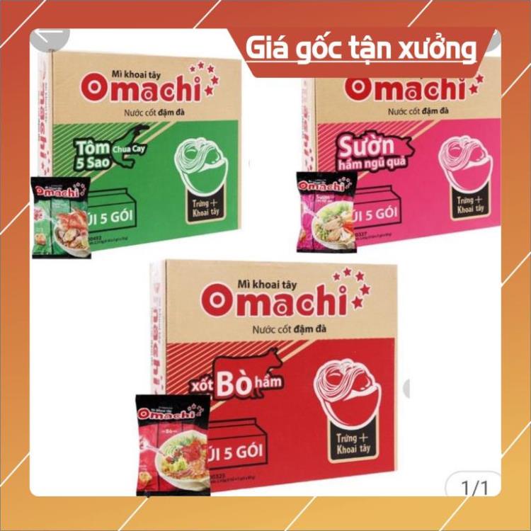 [ICLN9 giảm 5K cho đơn hàng 50k]  Mì ăn OMACHI 80g ( 30 gói/thùng)