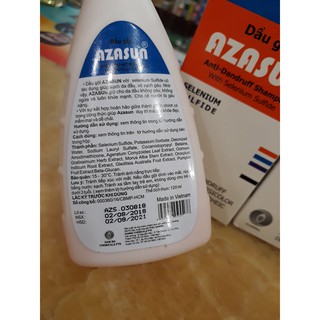 dầu gội azasun 120ml
