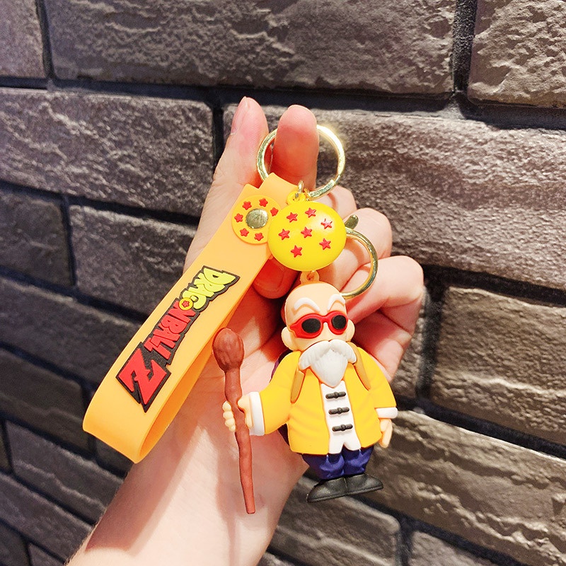 Móc Khóa Nhựa Hình Nhân Vật Goku Trong Phim Hoạt Hình Dragon Ball Dễ Thương