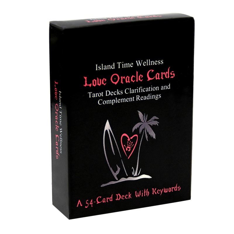 Bộ Bài Tarot In Chữ Tiếng Anh SUN Island for Timewellness Love for Oracle