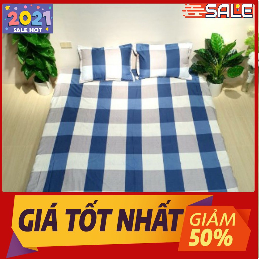 thanh lý bộ ga gối 1mx1m9 mẫu karo