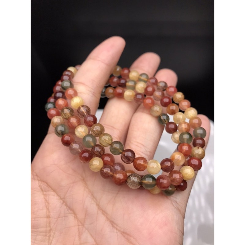 Vòng tay tóc tam tài quấn 3vòng