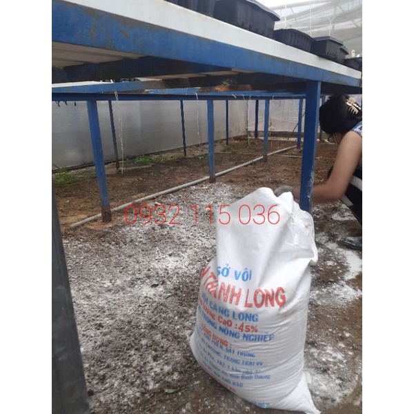 Bao 24-25kg Vôi Bột Nông Nghiệp Tân Thành Long, CaO 45%, Bón Cây, Khử Phèn, Sát T.rùng, Cải Tạo Đất, Ao Chuồng, ....