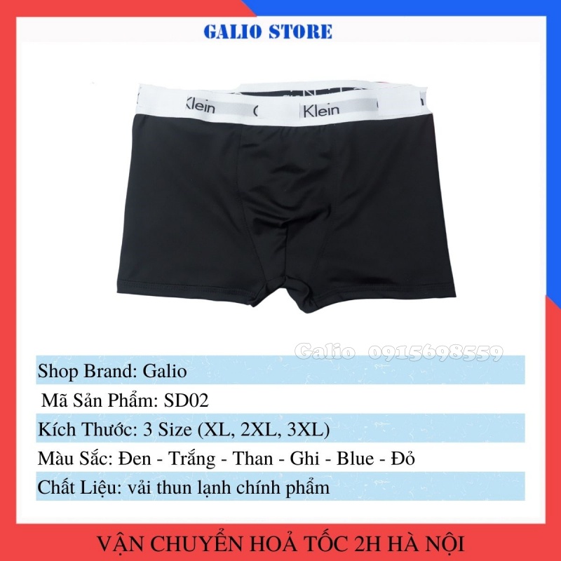 Quần shịp nam thun lạnh quần sịp xì nam đùi sexy thoáng mát chất liệu cao cấp chính phẩm - GALIO