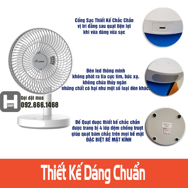 QUẠT TÍCH ĐIỆN ĐỂ BÀN CÔNG SUẤT LỚN CHÍNH HÃNG BẢO HÀNH 12 THÁNG