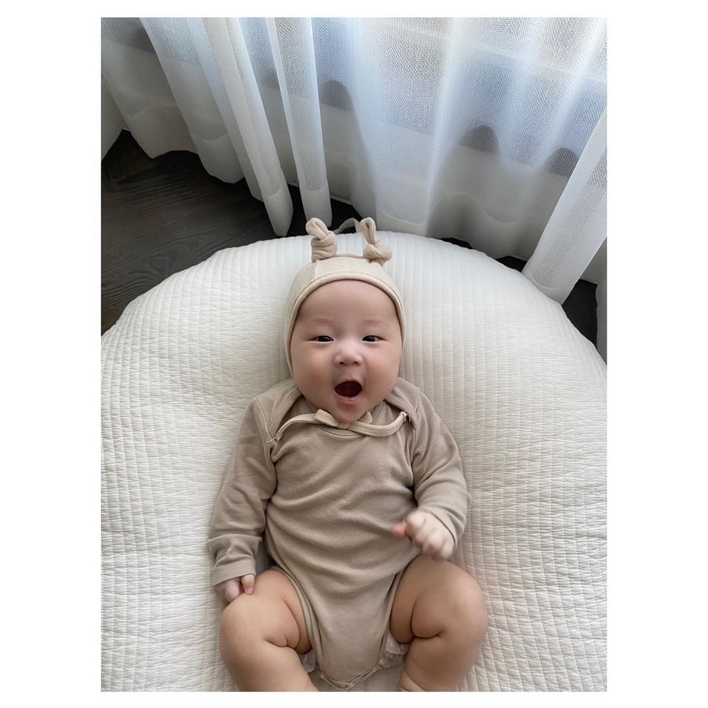 Set 2 Bodysuit Size Bé 3M-9M Thương Hiệu Mothersbaby Hàn Quốc