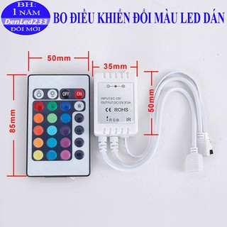 MẠCH ĐIỀU KHIỂN CHỈNH MÀU LED DÁN 5050 RGB
