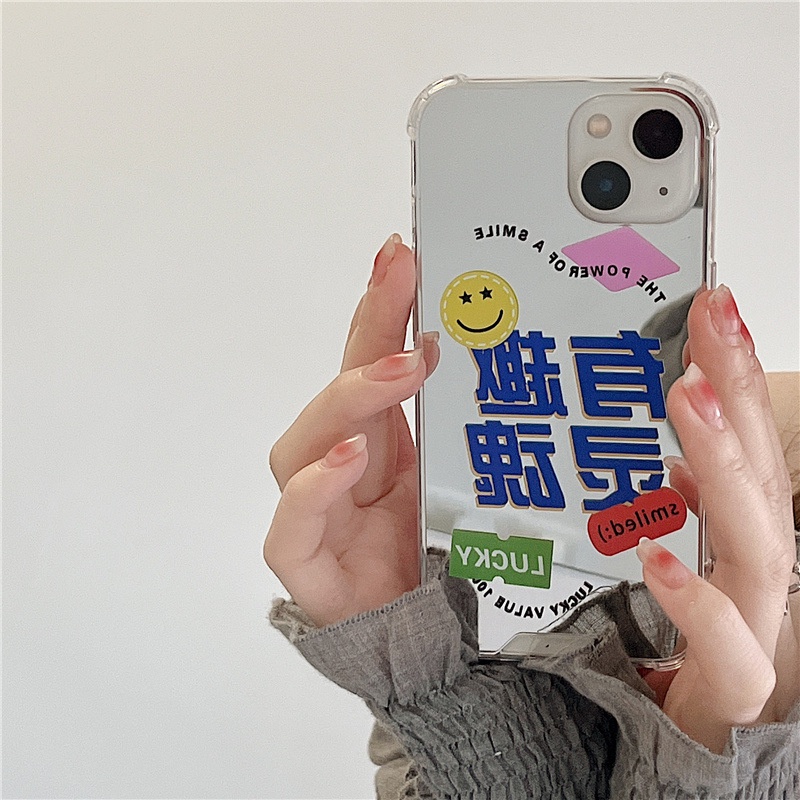 Ốp Điện Thoại Mặt Gương Phù Hợp Cho iphone 13Promax 12 xs/7/8/Pro/Max/Mini