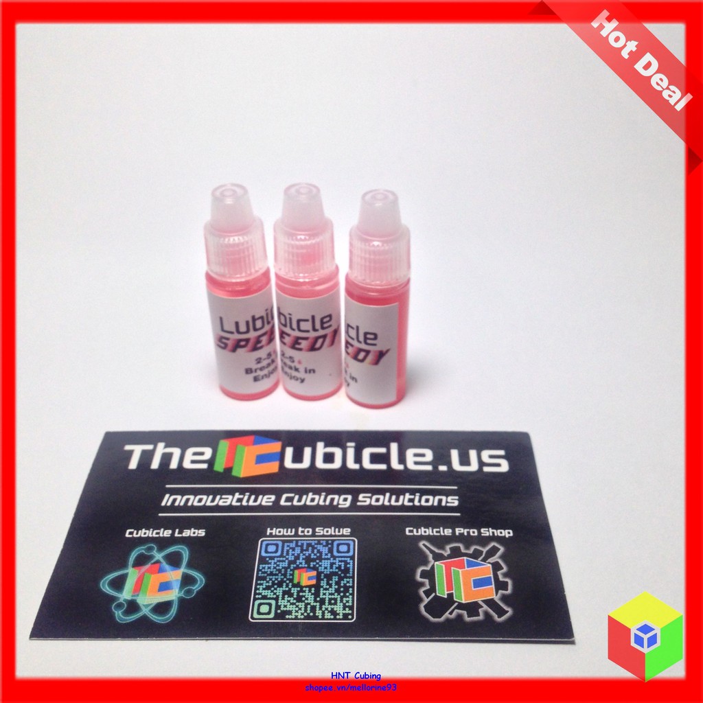 TheCubicle Lube] Lubicle Speedy 3ml Dầu Bôi Trơn Rubik Cao Cấp