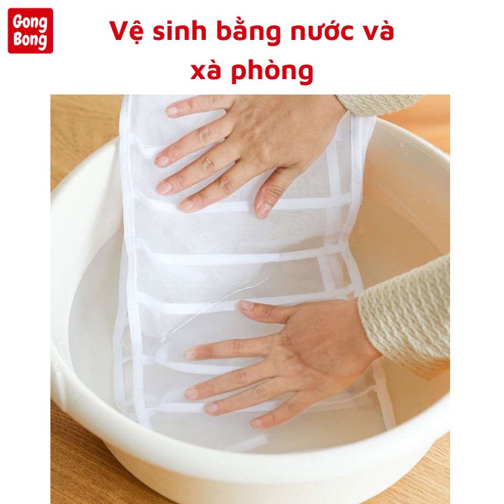 Khay túi vải size to đựng quần áo Khay đựng quần jean 7 ngăn  Túi sắp xếp quần áo cho tủ áo gọn gàng tiện lợi