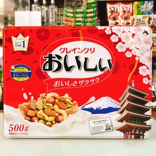 BÁNH NGŨ CỐC THE MIXED NUTS HỘP THIẾC 500G