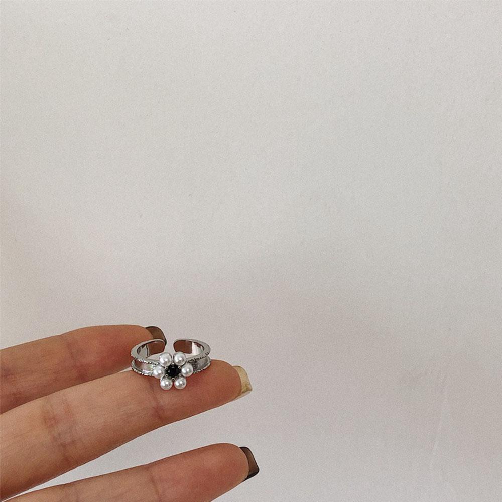 EXPEN Nhẫn Hở Họa Tiết Giọt Nước Dầu Đơn Giản Thời Trang