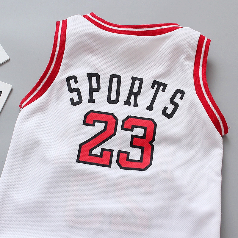 Bộ Đồ Bóng Rổ Thời Trang Mùa Hè 2020 Dành Cho Bé 1-10 Tuổi