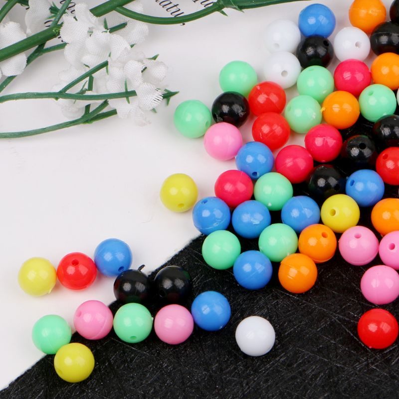 100 Phao Nổi Tròn 6mm 8mm Cho Câu Cá Tiện Dụng