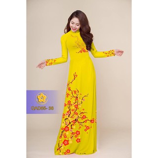 Vải Áo Dài Tằm Ý, Lụa Nhật  QAD85