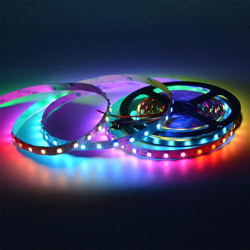 Cuộn Dây Đèn Led 5m WS2812B WS2812 30 / 60leds / m Smd50 RGB