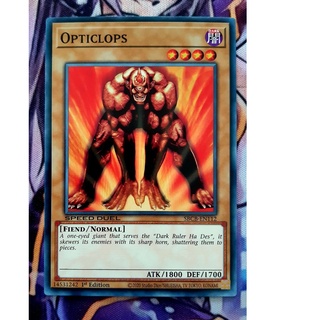 [ Đỗ Lạc Shop ] Thẻ Bài Mint90 Yugioh Monster Opticlops - SBCB-EN112 - Common