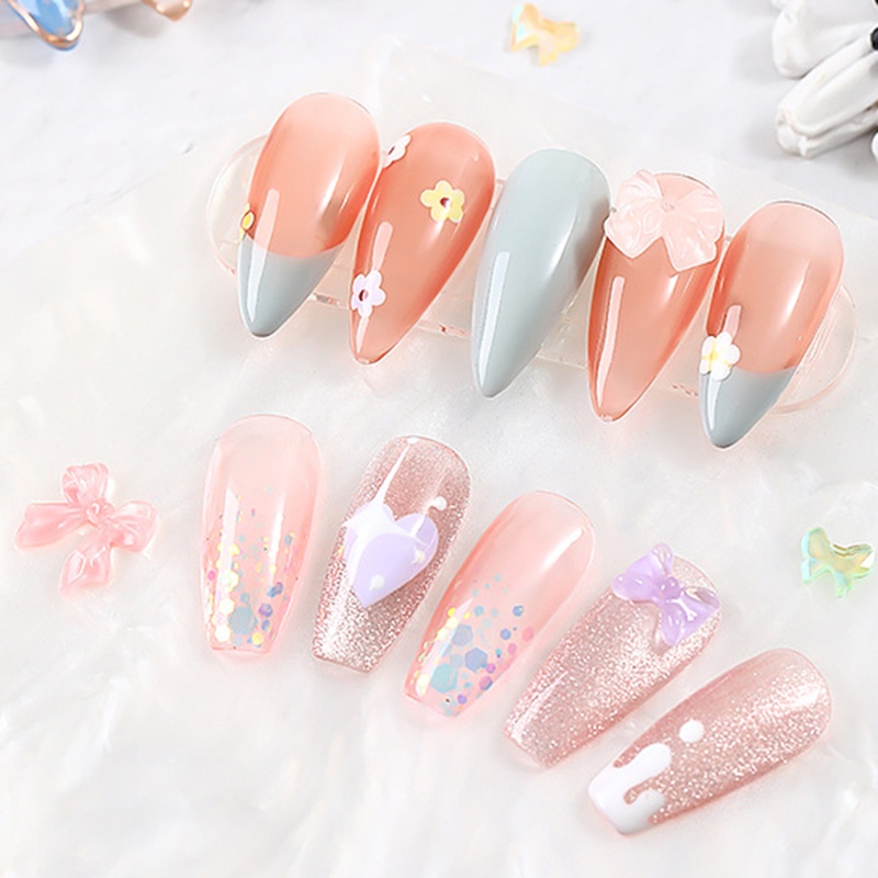 Set 30 Miếng Dán Trang Trí Móng Tay 3D Thời Trang